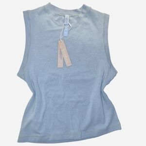 SKIMS Light Blue Muscle Tee